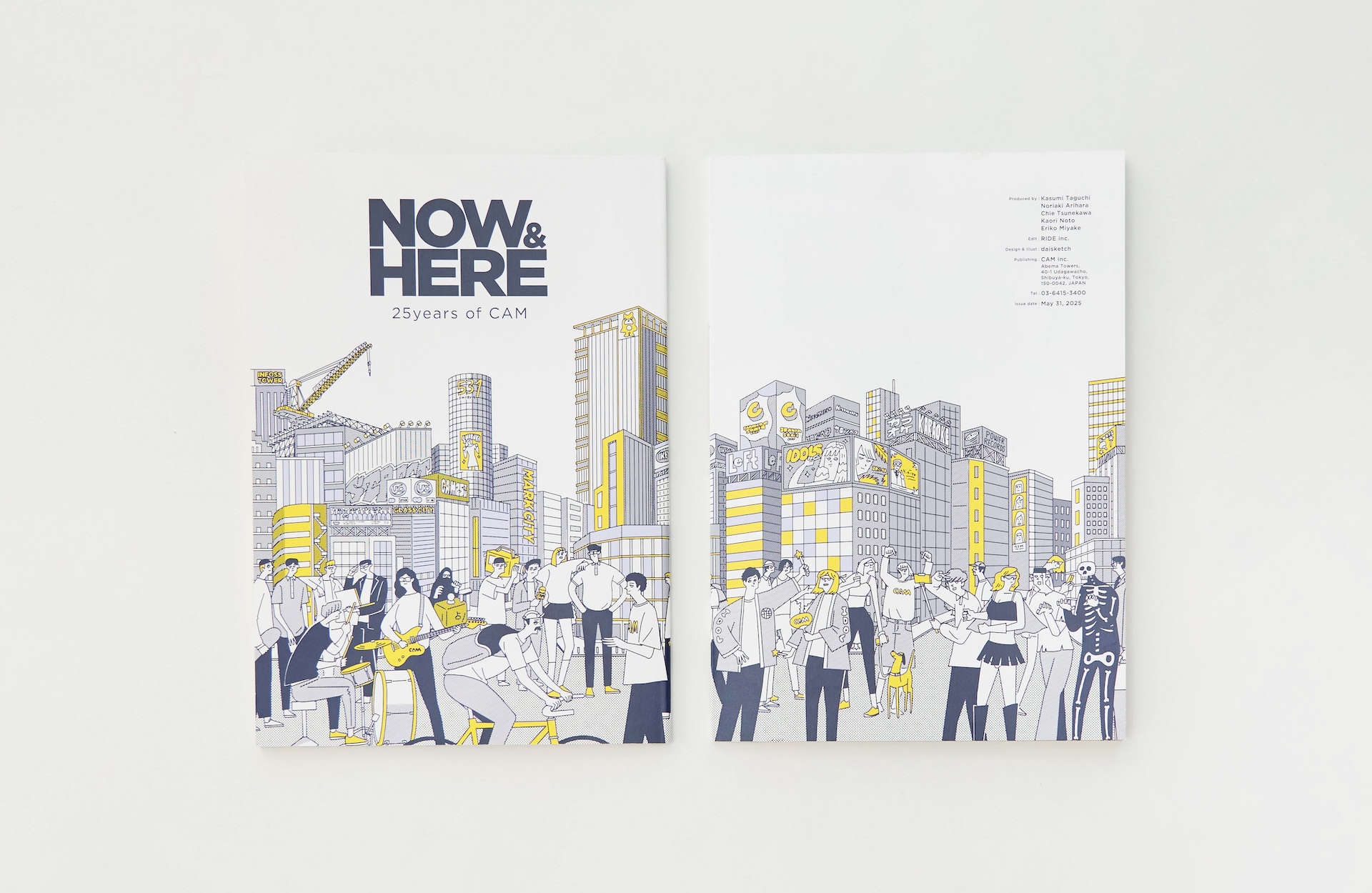 株式会社CAM 20周年記念誌「NOW&HERE」