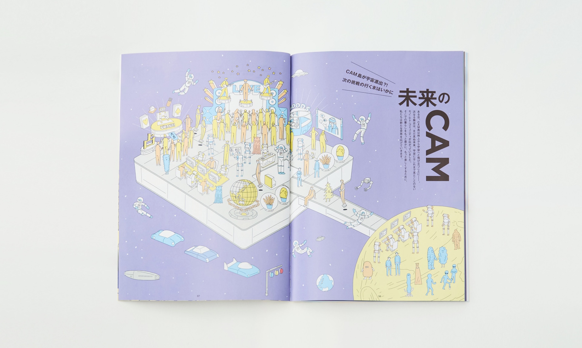 株式会社CAM 20周年記念誌「NOW&HERE」